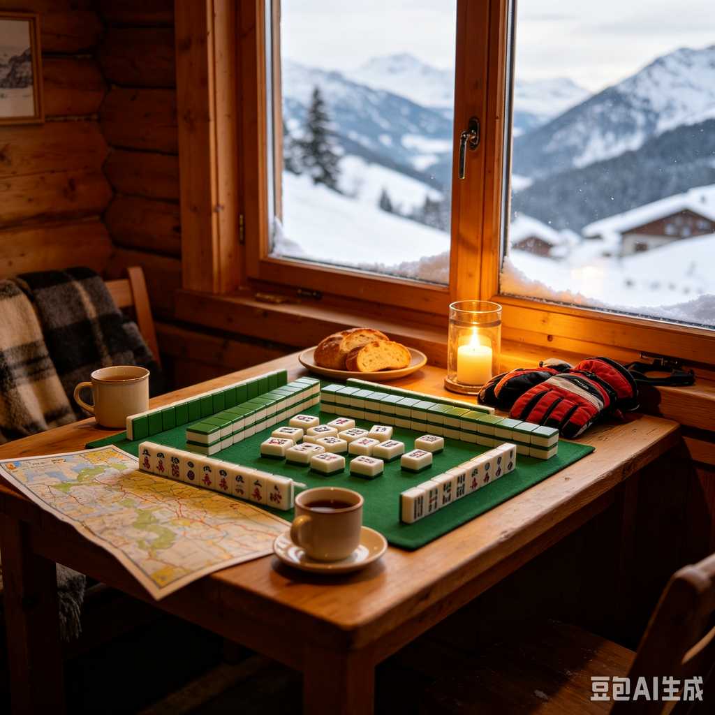 hand painted mahjong tiles